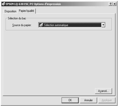 EPSON LQ-630 - Remarque : - 1