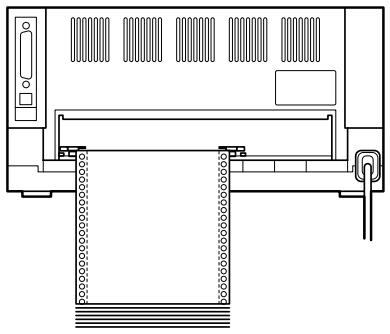 EPSON LQ-630 - Positionnement de la réserve de papier continu - 2