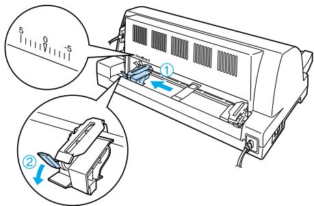 EPSON LQ-630 - Chargement de papier continu avec le tracteur - 4