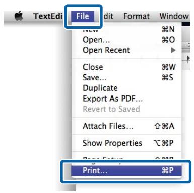 EPSON SURECOLOR SC-P8000 - Imprimer (mac OS x) - 1