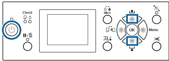 EPSON SURECOLOR SC-P8000 - Touches utilisées pour les paramètres suivants - 1