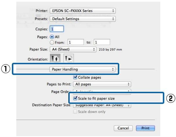 EPSON SURECOLOR SC-P8000 - Configuration des paramètres sous mac OS x - 3