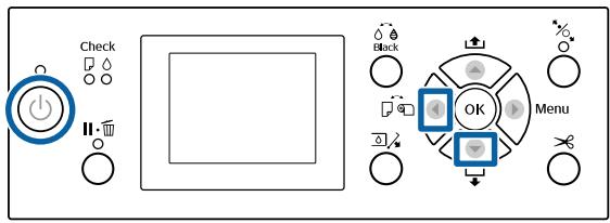 EPSON SURECOLOR SC-P8000 - Saisie du papier avec la face imprimable vers l'extérieur - 1