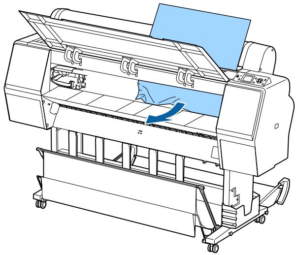 EPSON SURECOLOR SC-P8000 - Retirez le papier bloqué. - 1