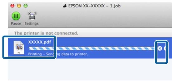 EPSON SURECOLOR SC-P8000 - Annulation de l'impression (mac OS x) - 4