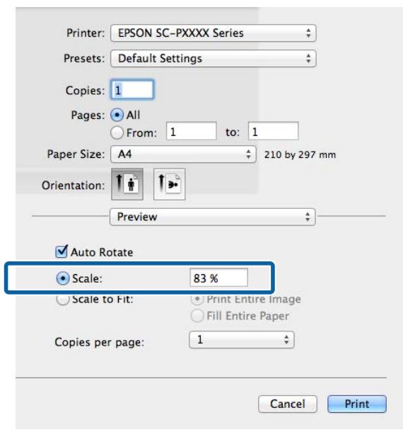 EPSON SURECOLOR SC-P8000 - Configuration des paramètres sous mac OS x - 2