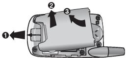 PANASONIC X60 - Mise en place et retrait de la batterie - 2