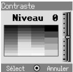 PANASONIC X60 - Réglage de l'écran du contraste - 1