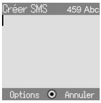 PANASONIC X60 - Création d'un message texte - 1