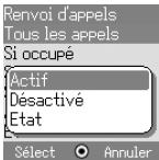 PANASONIC X60 - Dans le menu Appels - 1