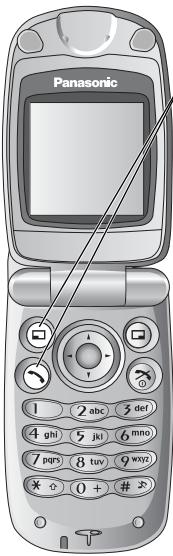 PANASONIC X60 - Numérotation en attente : - 1