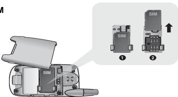 PANASONIC X60 - Retrait de la carte SIM - 1