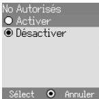 PANASONIC X60 - Dans le menu Sécurité - 1