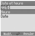 PANASONIC X60 - Réglage de la date et de l'heure - 1
