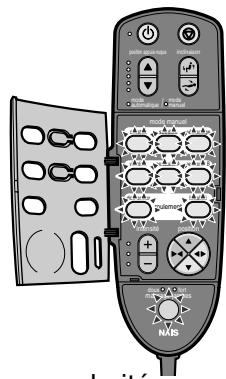 PANASONIC EP-1260A3 - Ouvrez le clapet de la commande - 1