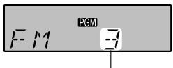 PANASONIC RX-D29 - Syntonisation d'une station en mémoire - 2