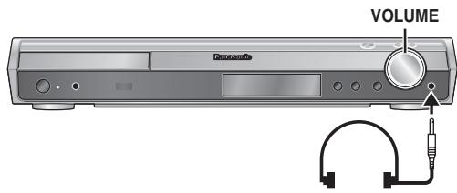 PANASONIC SC-HT545W - Ridurre il volume e collegare la cuffia (non fornita). - 1