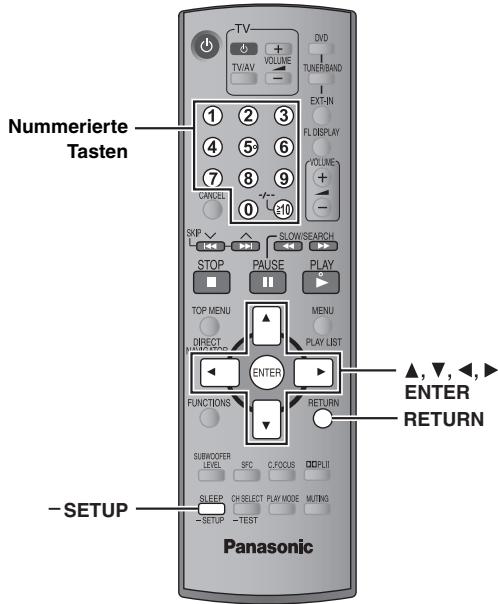 PANASONIC SC-HT545W - Other Settings (Weitere Einstellungen) Die angezeigten Einträge sind je nach Typ der Disc unterschiedlich. - 2