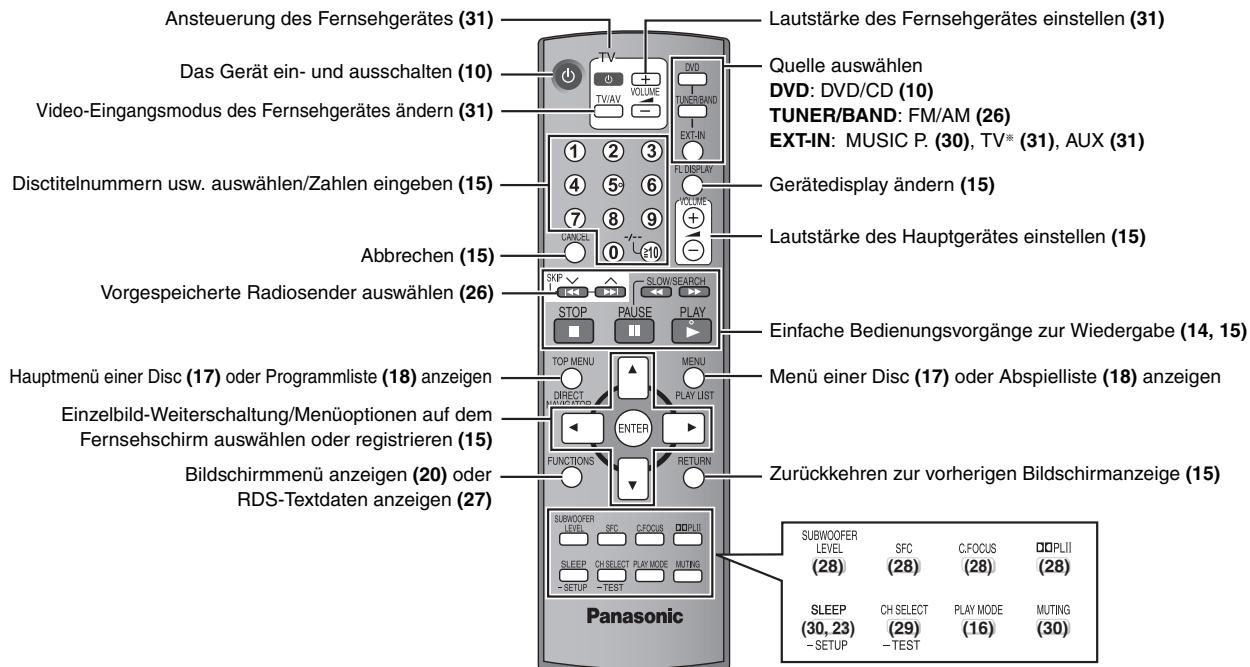 PANASONIC SC-HT545W - SCHRITT7 Ausführen von QUICK SETUP (SCHNELLE EINRICHTUNG) - 2