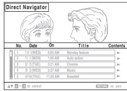PANASONIC SC-HT545W - Drücken Sie [DIRECT NAVIGATOR]. - 1