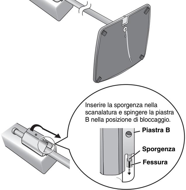 PANASONIC SC-HT870 - Attaccare il supporto ai diffusori anteriori e surround. - 7