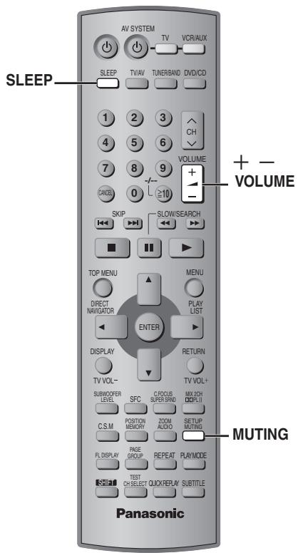 PANASONIC SC-HT870 - Richiamo delle regolazioni - 1