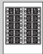 PANASONIC SC-HT870 - Feuille d'étiquettes pour câbles d'enceinte - 1