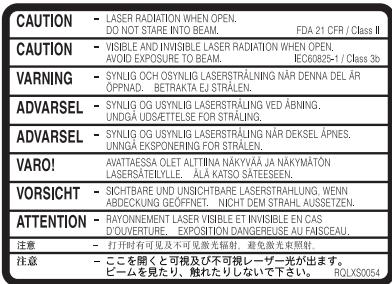 PANASONIC SC-HT870 - AVERTISSEMENT! - 1