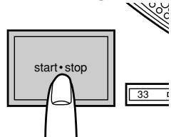 PANASONIC SL-1210M5G - Appuyer sur la touche [start-stop]. - 1