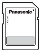PANASONIC RP-SDR02GE1A - A propos de l'écriture sur cette carte - 1