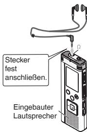 PANASONIC RRUS590 - Mithören des Tons über Ohrhörer - 1