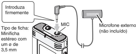 PANASONIC RRUS590 - Gravarutilizando um microfone externo - 1