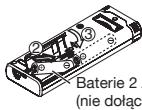 PANASONIC RRUS590 - Wkladanie baterii - 2