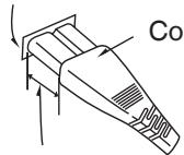 PANASONIC SC-HTX5 - Inserimento di un connettore - 1