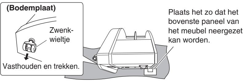 PANASONIC SC-HTX5 - Verwijderen van de zwenkwieltjes - 2