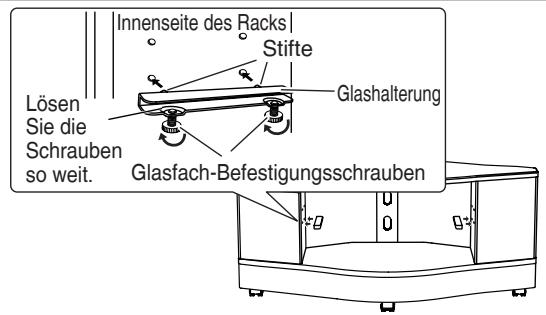 PANASONIC SC-HTX5 - Montage des Glasfachs - 1
