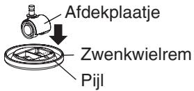 PANASONIC SC-HTX5 - Installer de zwenkwielemmen onder alle 4 zwenkwieltjes om dit systeme te bevestigen en te zorgen dat het zich nicht kan verplaatsen. - 1