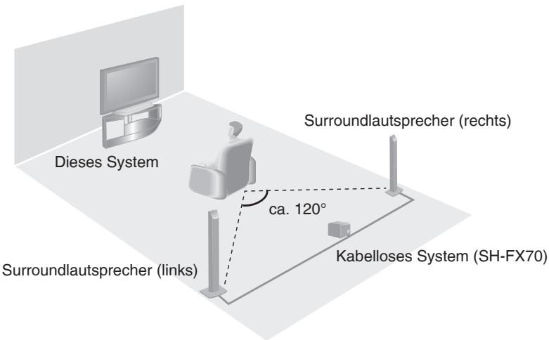 PANASONIC SC-HTX5 - Anordnungsbispiel - 1