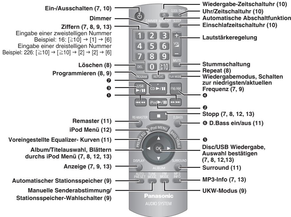 PANASONIC SC-PM38 - Fernbedienung - 1