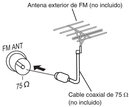 PANASONIC SC-PM38 - Conexiones de antenas opcionales - 1