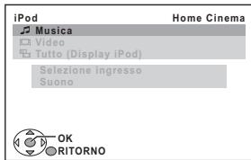 PANASONIC SC-PT870 - Quando si utilizes il menu START in modalità "IPOD" - 1
