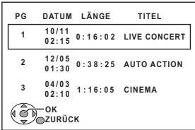 PANASONIC SC-PT870 - Wiedergabe der Programme - 2