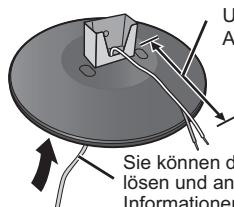PANASONIC SC-PT870 - Optionen für die Montage der Laufsprecher - 1