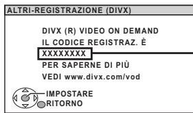 PANASONIC SC-PT870 - Visualizzare il codice di registrazione dell'unità - 1