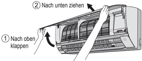 PANASONIC CU-2E15PBE - Entfernen der Frontabdeckung - 1