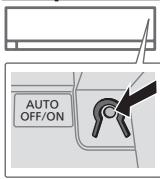 PANASONIC CU-2E15PBE - Knop Auto OFF/ON - 1