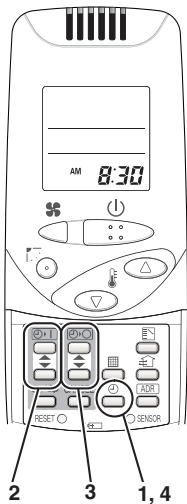 PANASONIC CZ-RWSL2 - Appuyez sur ① pour terminer le réglage de l'heure. - 1