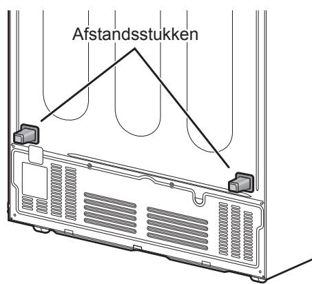 PANASONIC NR-B54VW1 - Installeren van de afstandsstukken - 2