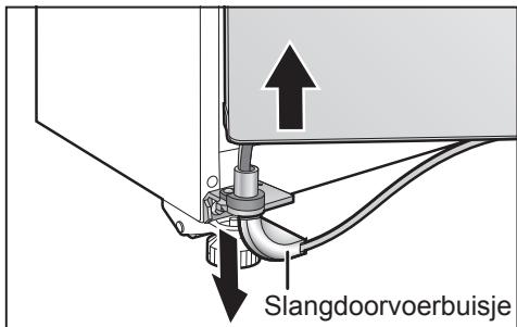 PANASONIC NR-B54VW1 - Verwijder het slangdoorvoerbuisje en verwijder dan de deur. - 1