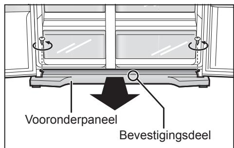 PANASONIC NR-B54VW1 - Losmaken van de watertoevoerslangen - 1